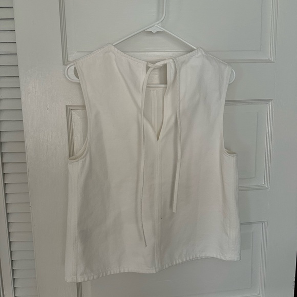 COS SLEEVELESS DENIM TOP - Picture 6 of 8